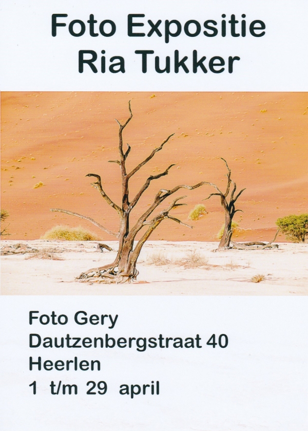 Foto-expositie Ria Tukker