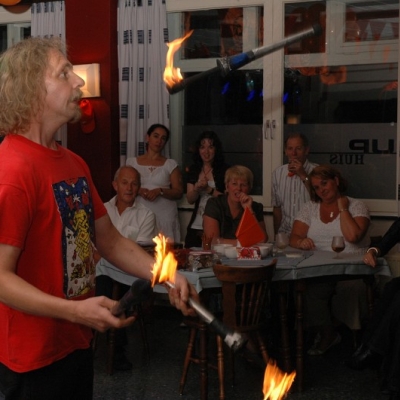 Jaarfeest in het Juphuis